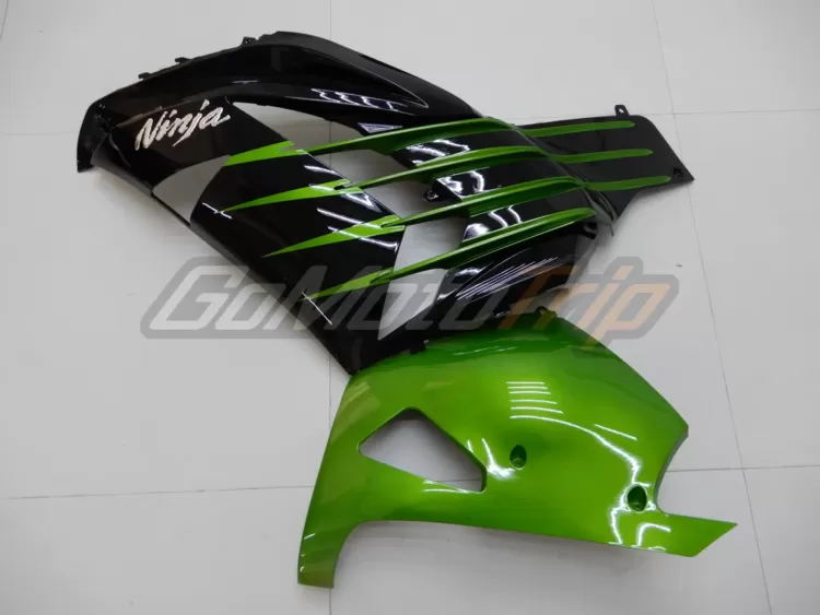 2014 Kawasaki Ninja Zx 14r Black Green Fairing2 12