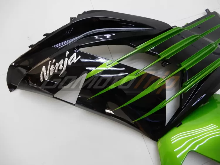 2014 Kawasaki Ninja Zx 14r Black Green Fairing2 13