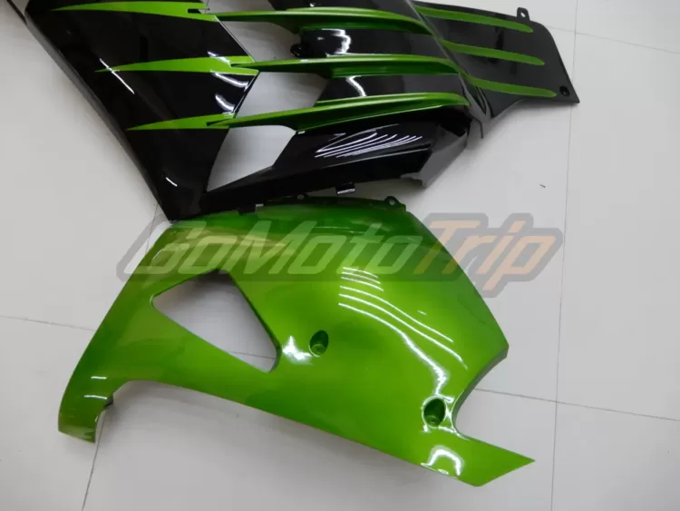 2014 Kawasaki Ninja Zx 14r Black Green Fairing2 14