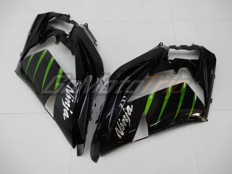 2014 Kawasaki Ninja Zx 14r Black Green Fairing2 17