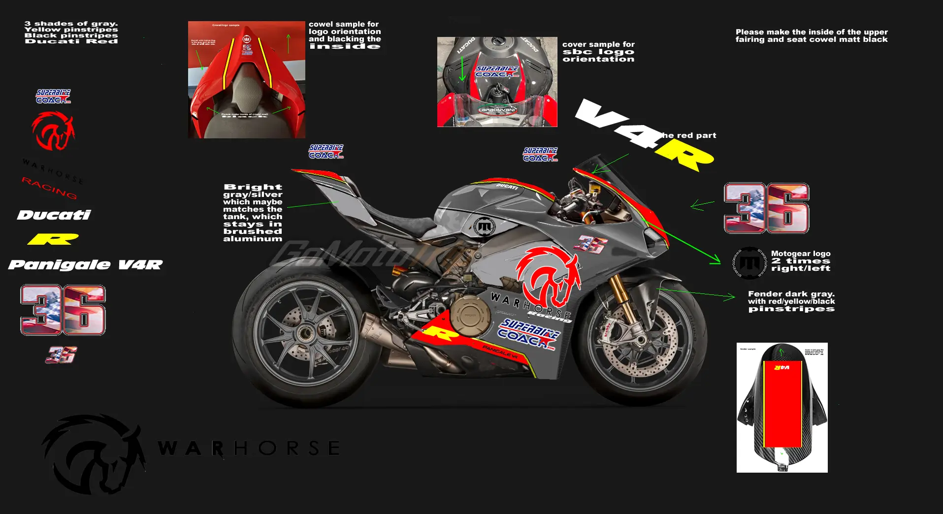 Ducati Panigale V4 2023-2024 Superbike-Coach Design Draft 1