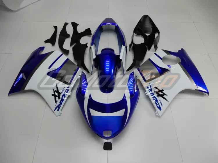 Cbr1100xx Blackbird Blue White Fairing 1