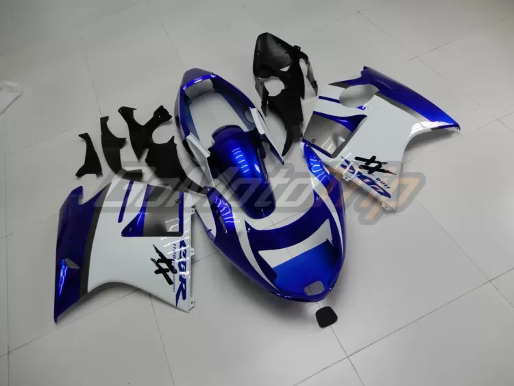 Cbr1100xx Blackbird Blue White Fairing 3