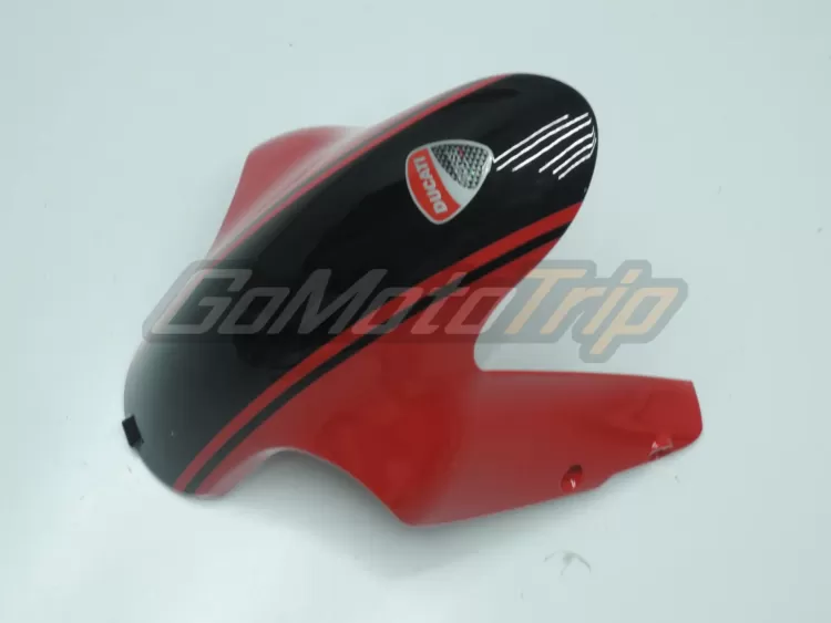 Ducati 848 Evo Black Red Fairing 5