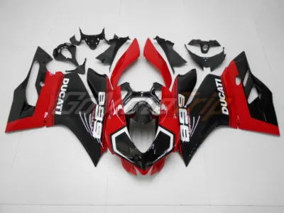 Ducati 899 Panigale Black Red Fairing 1