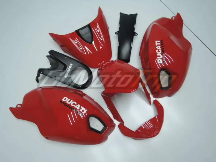 Ducati Monster 696 Red Fairing 3