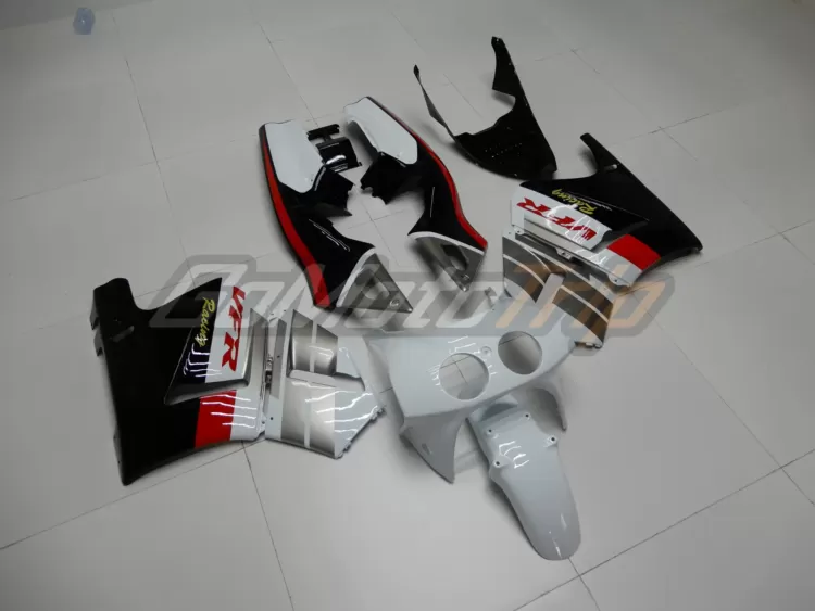 Honda Vfr400r Nc30 Black White Fairing 3