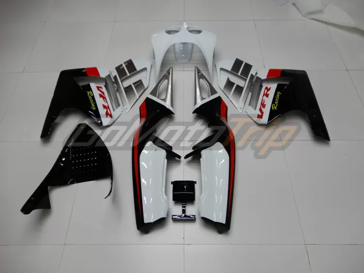 Honda Vfr400r Nc30 Black White Fairing 6