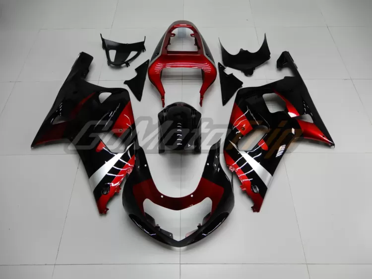 Suzuki K1 K2 Black Red Fairing 1