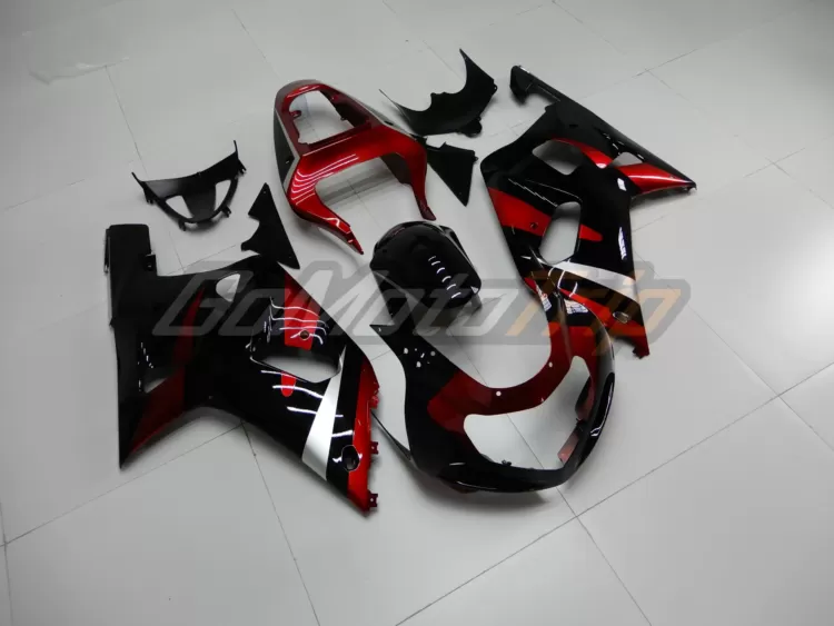 Suzuki K1 K2 Black Red Fairing 3