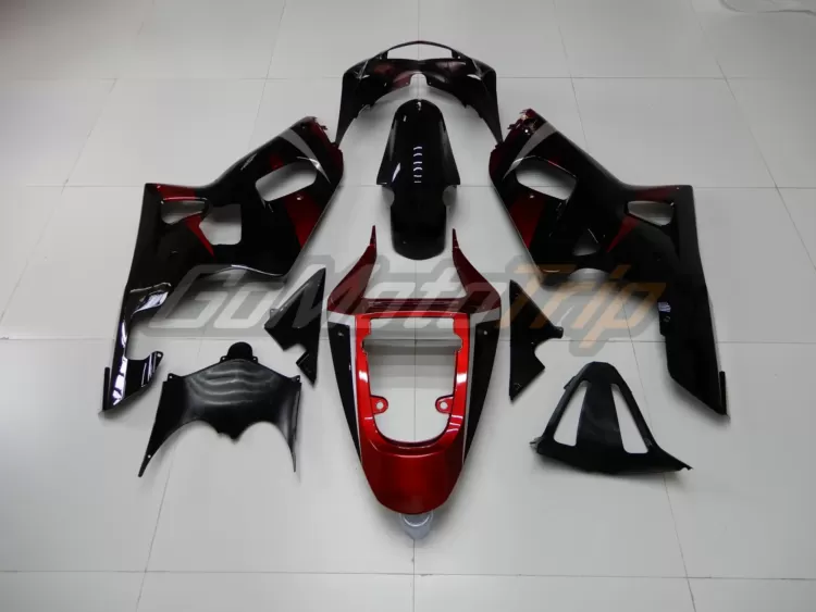 Suzuki K1 K2 Black Red Fairing 6