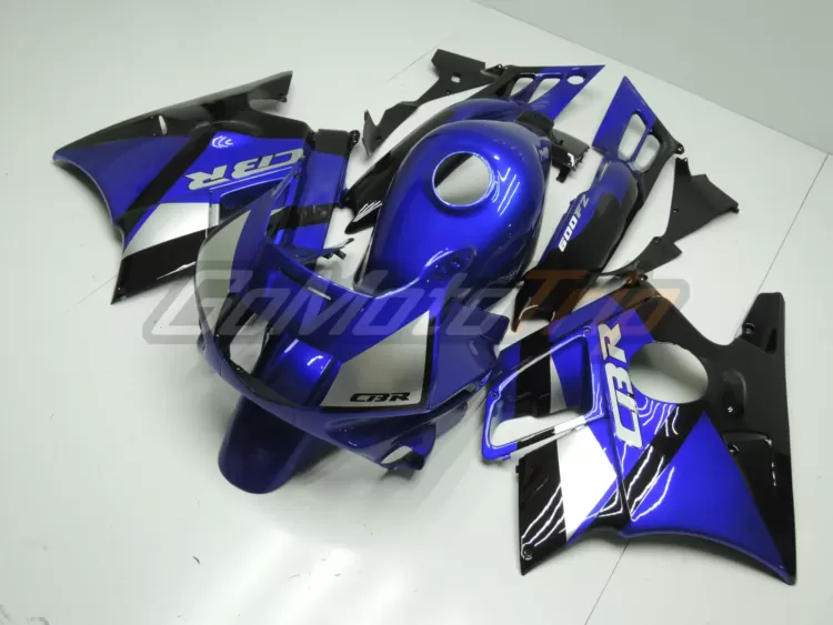 1991 1994 Honda Cbr600f2 Blue Black Fairing 2