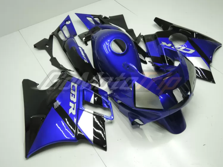 1991 1994 Honda Cbr600f2 Blue Black Fairing 3