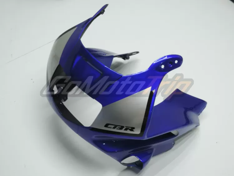 1991 1994 Honda Cbr600f2 Blue Black Fairing 4