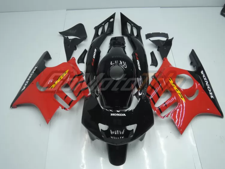 1995 1996 Honda Cbr600f3 Black Red Fairing 1