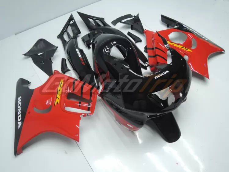 1995 1996 Honda Cbr600f3 Black Red Fairing 3