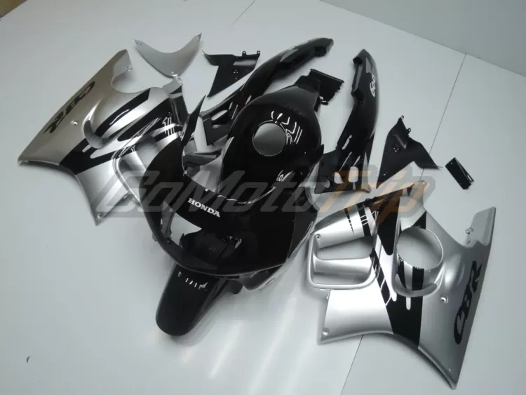 1995 1996 Honda Cbr600f3 Black Silver Fairing2 2