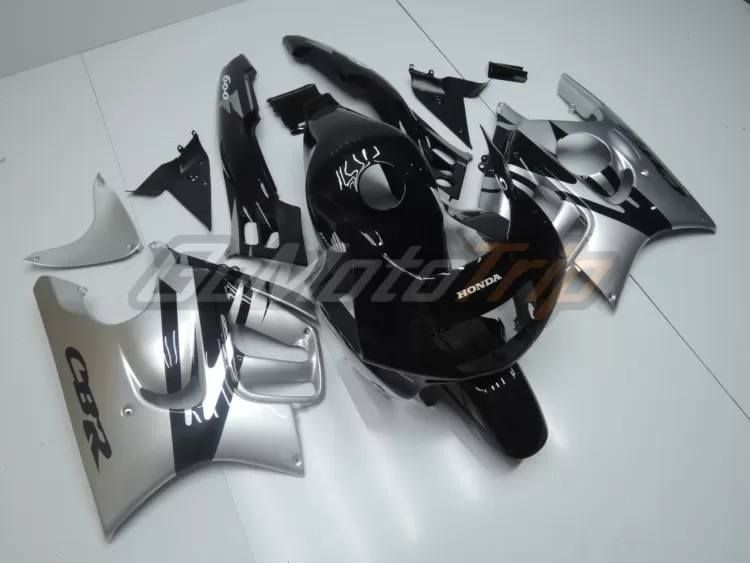 1995 1996 Honda Cbr600f3 Black Silver Fairing2 3