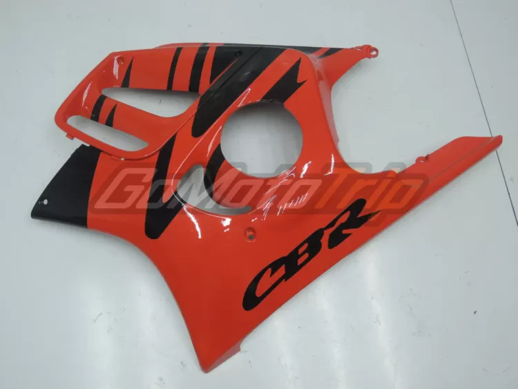 1997 1998 Honda Cbr600f3 Black Red Fairing 10