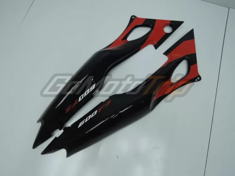 1997 1998 Honda Cbr600f3 Black Red Fairing2 8