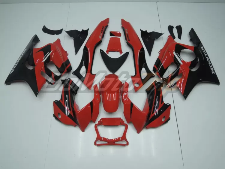 1997 1998 Honda Cbr600f3 Black Red Fairing3 1