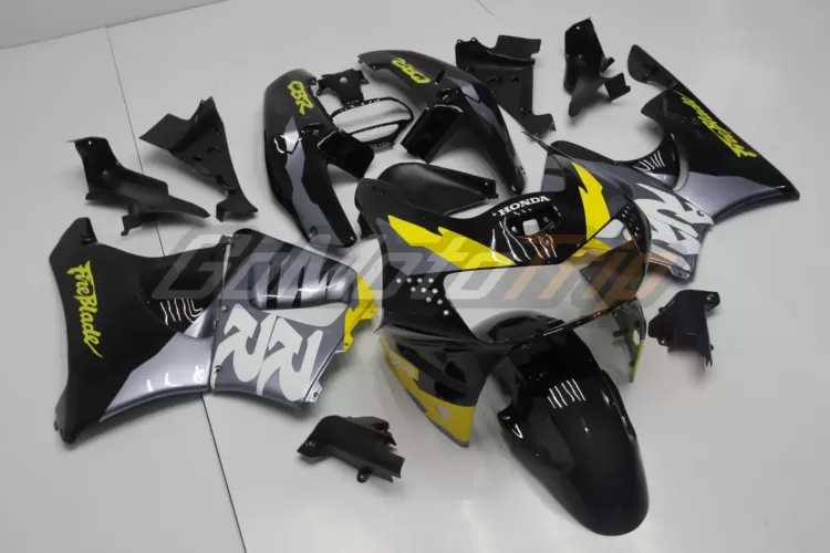 1998 1999 Honda Cbr919rr Black Silver Fairing2 3