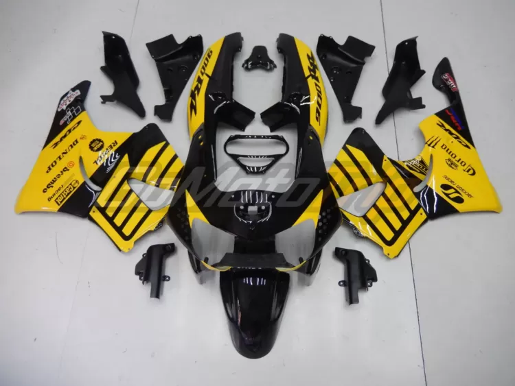 1998 1999 Honda Cbr919rr Black Yellow Fairing 1