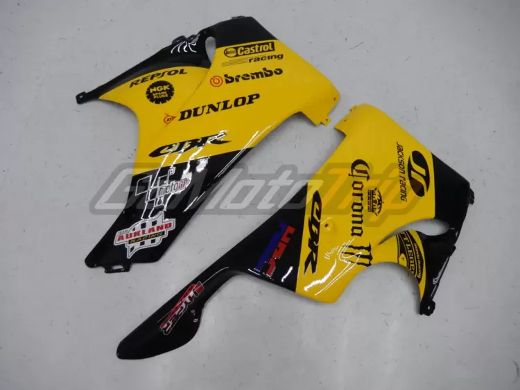 1998 1999 Honda Cbr919rr Black Yellow Fairing 12