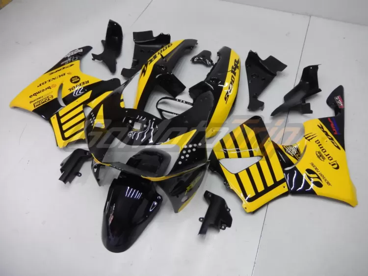 1998 1999 Honda Cbr919rr Black Yellow Fairing 2