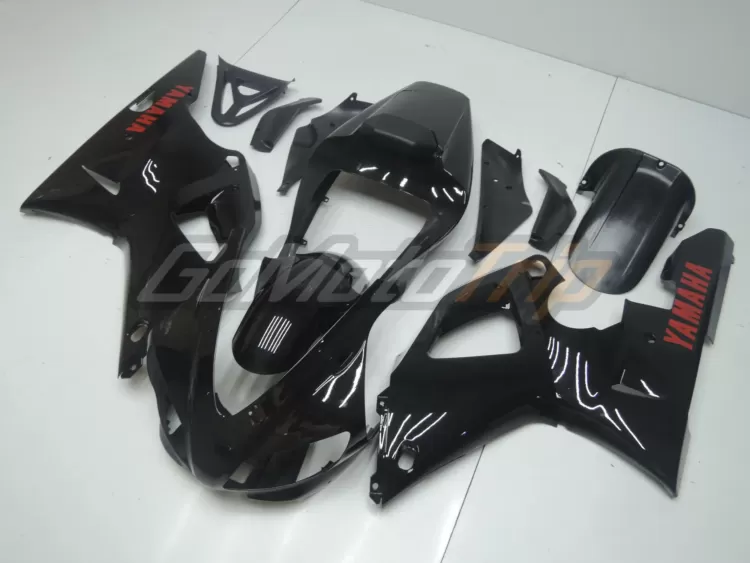 1998 1999 Yamaha Yzf R1 Black Fairing2 2