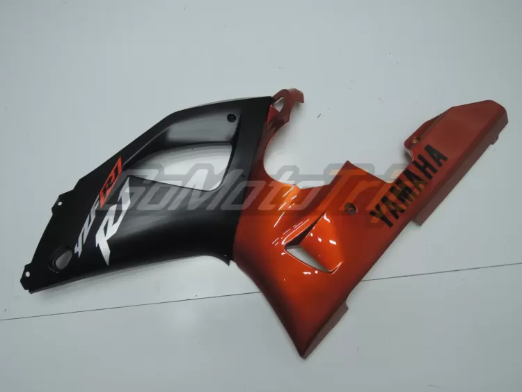 1998 1999 Yamaha Yzf R1 Black Orange Fairing 7