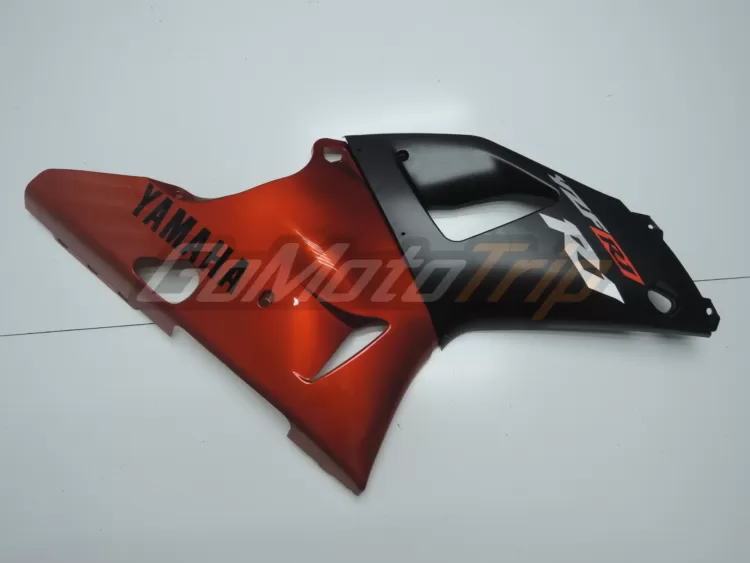 1998 1999 Yamaha Yzf R1 Black Orange Fairing 8