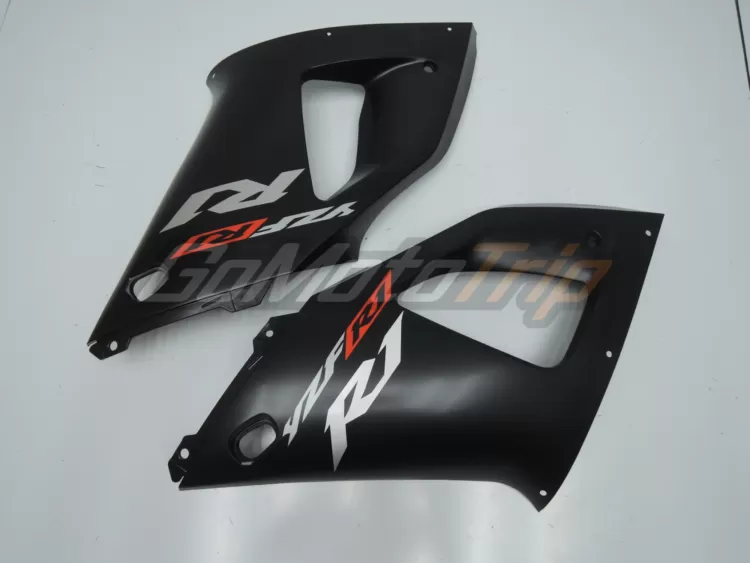 1998 1999 Yamaha Yzf R1 Black Orange Fairing 9