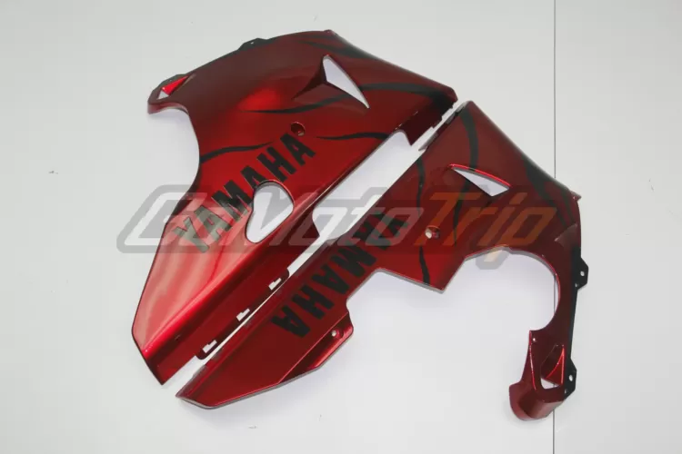 1998 1999 Yamaha Yzf R1 Black Red Fairing 8