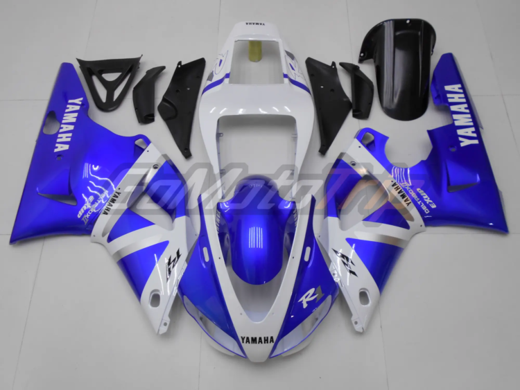 1998 1999 Yamaha Yzf R1 Blue White Fairing 1