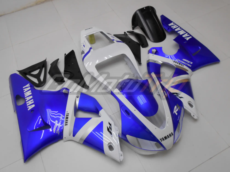 1998 1999 Yamaha Yzf R1 Blue White Fairing 3