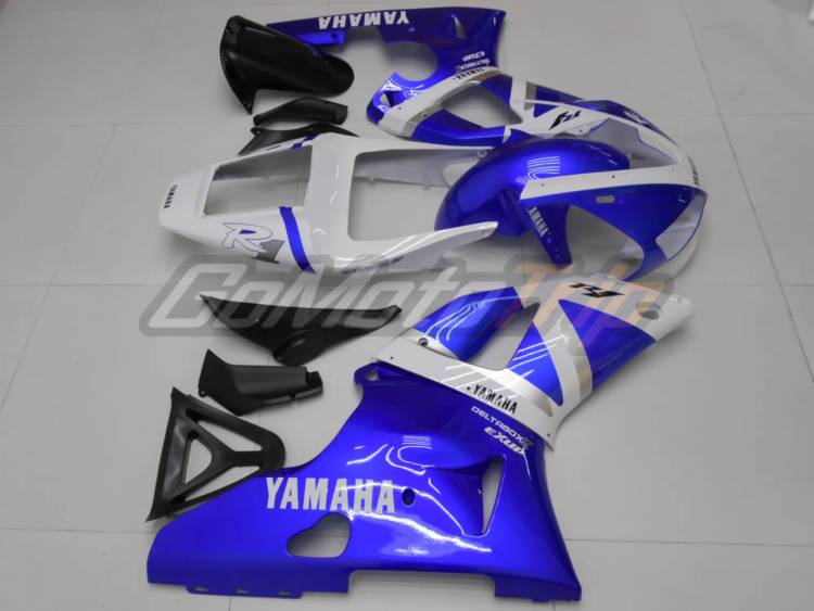 1998 1999 Yamaha Yzf R1 Blue White Fairing 5