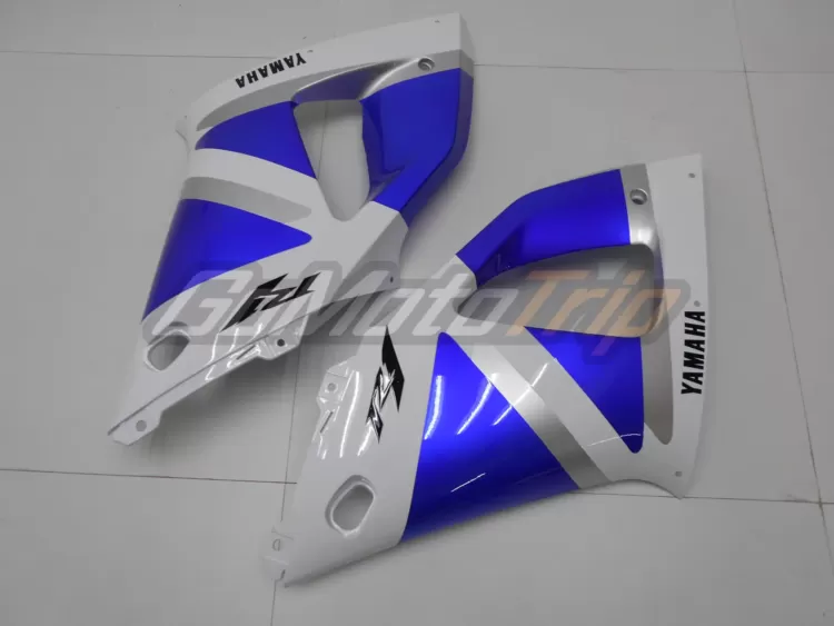 1998 1999 Yamaha Yzf R1 Blue White Fairing2 11