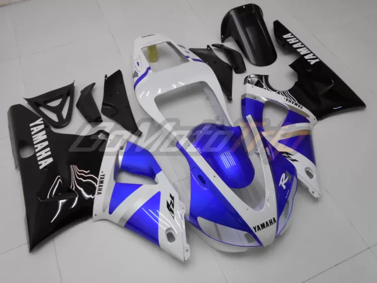 1998 1999 Yamaha Yzf R1 Blue White Fairing2 3