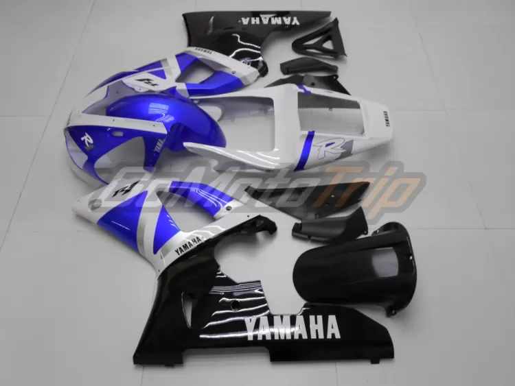 1998 1999 Yamaha Yzf R1 Blue White Fairing2 4