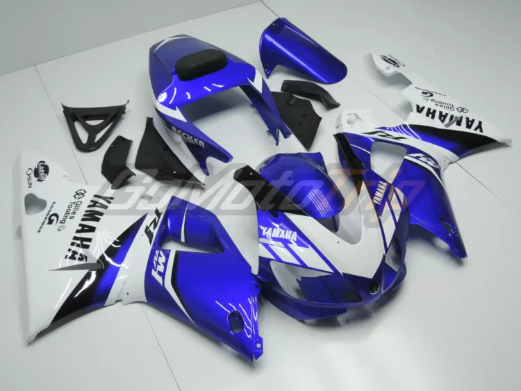 1998 1999 Yamaha Yzf R1 Blue White Fairing3 3