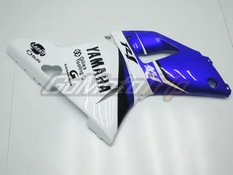 1998 1999 Yamaha Yzf R1 Blue White Fairing3 8