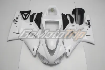 1998 1999 Yamaha Yzf R1 White Fairing 1