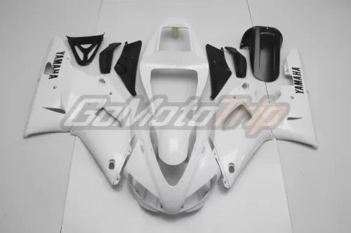 1998 1999 Yamaha Yzf R1 White Fairing 1