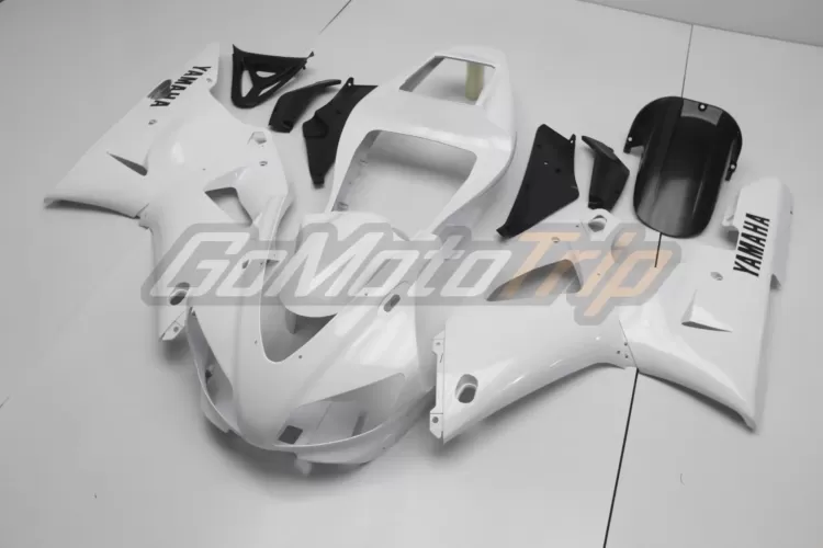 1998 1999 Yamaha Yzf R1 White Fairing 2