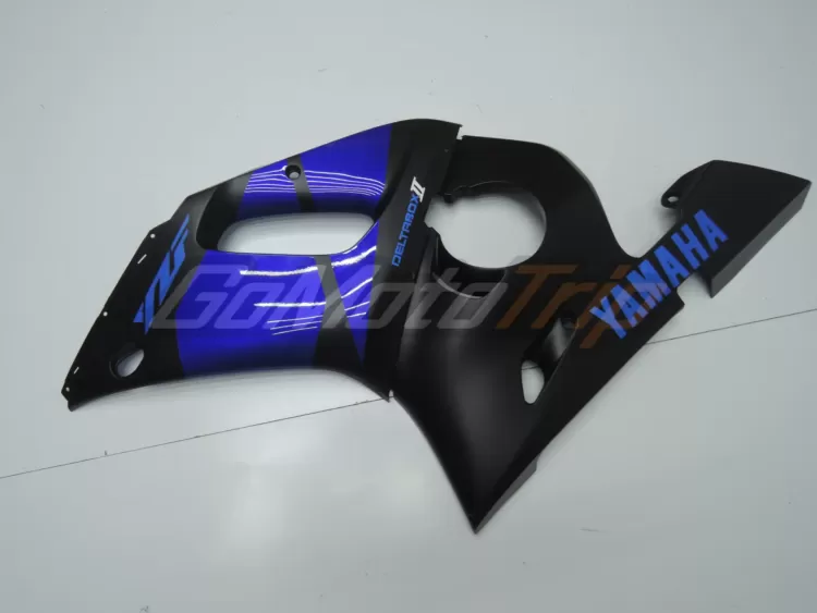 1998 2002 Yamaha Yzf R6 Black Blue Fairing 6