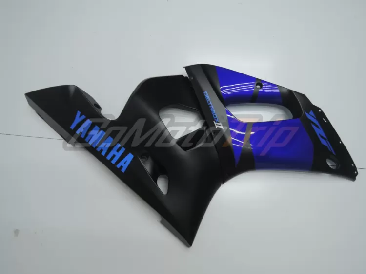 1998 2002 Yamaha Yzf R6 Black Blue Fairing 7