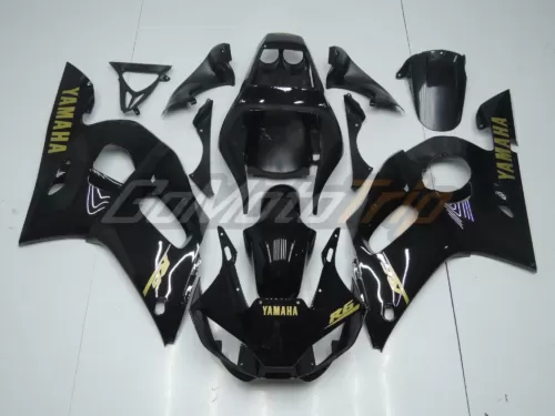 1998 2002 Yamaha Yzf R6 Black Fairing2 1