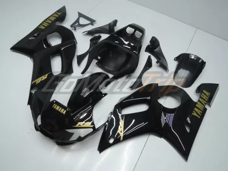 1998 2002 Yamaha Yzf R6 Black Fairing2 2