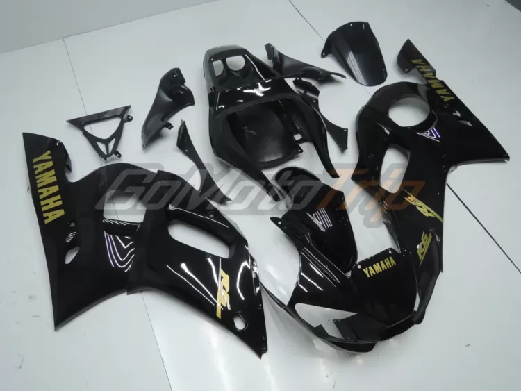 1998 2002 Yamaha Yzf R6 Black Fairing2 3